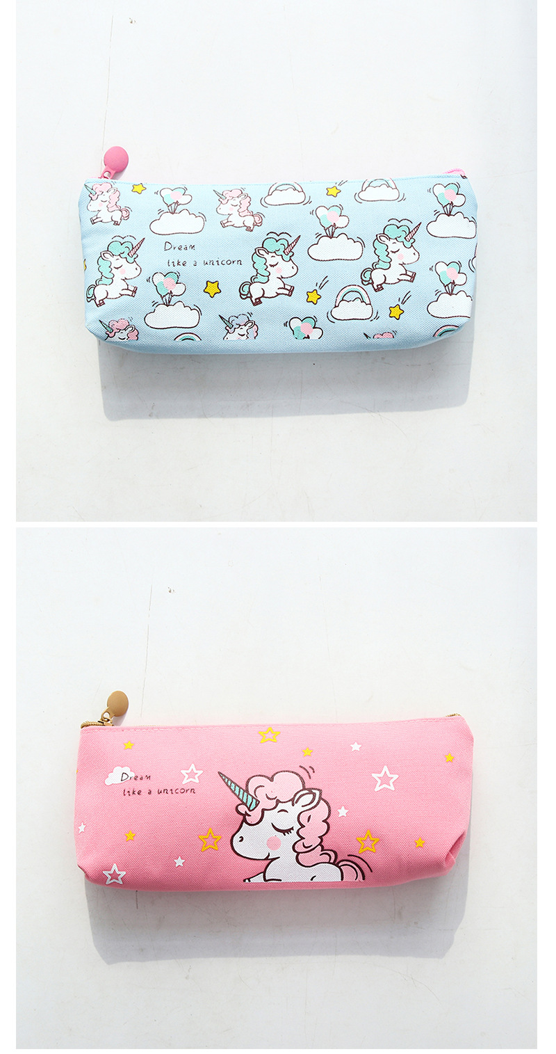 Unicorn pen bag student pencil case storage bag small fresh pencil female Unicorn pen bag student pencil case storage bag small fresh pencil female