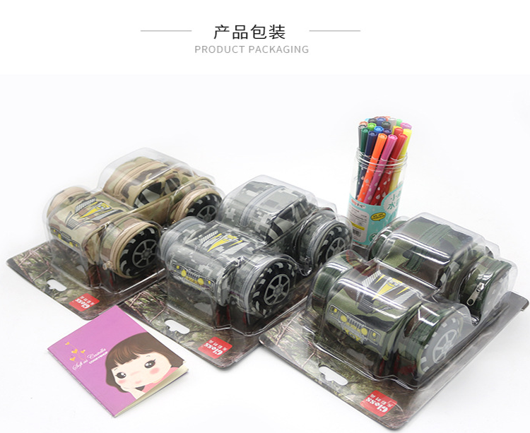 Speed four-wheel suv pen bag boys shape password lock to receive school children's stationery Speed four-wheel suv pen bag boys shape password lock to receive school children's stationery