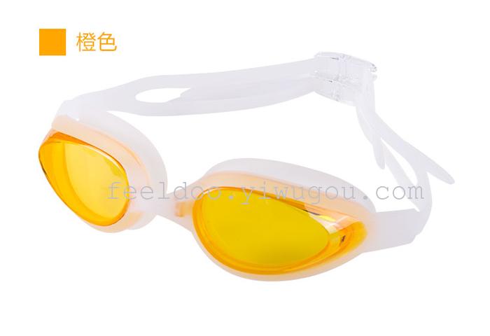 The new silicone swimming glasses HD anti fog goggles professional waterproof swimming goggles adult The new silicone swimming glasses HD anti fog goggles professional waterproof swimming goggles adult