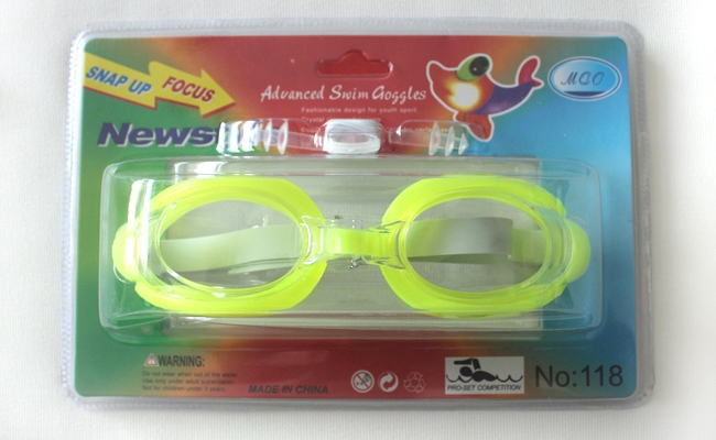 Explosions double blister cardboard goggles swimming goggles adult goggles factory wholesale 118