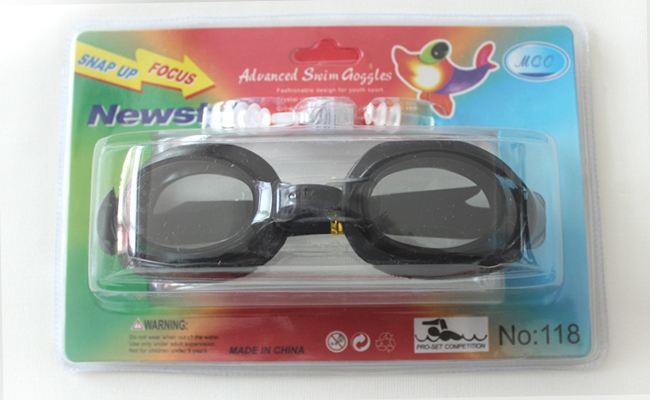 Explosions double blister cardboard goggles swimming goggles adult goggles factory wholesale 118