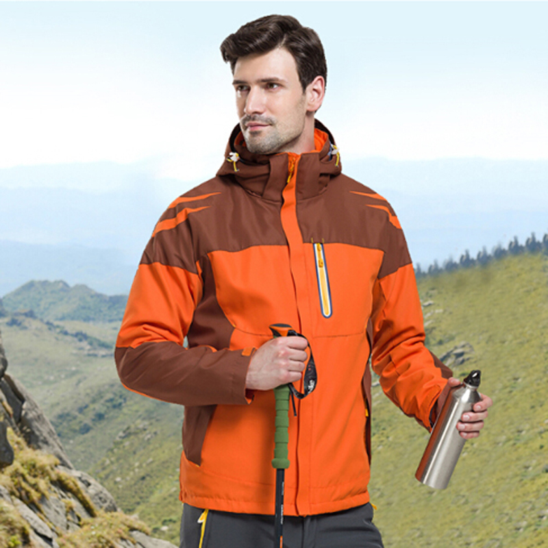 Manufacturers selling outdoor windproof rain jacket double couple models