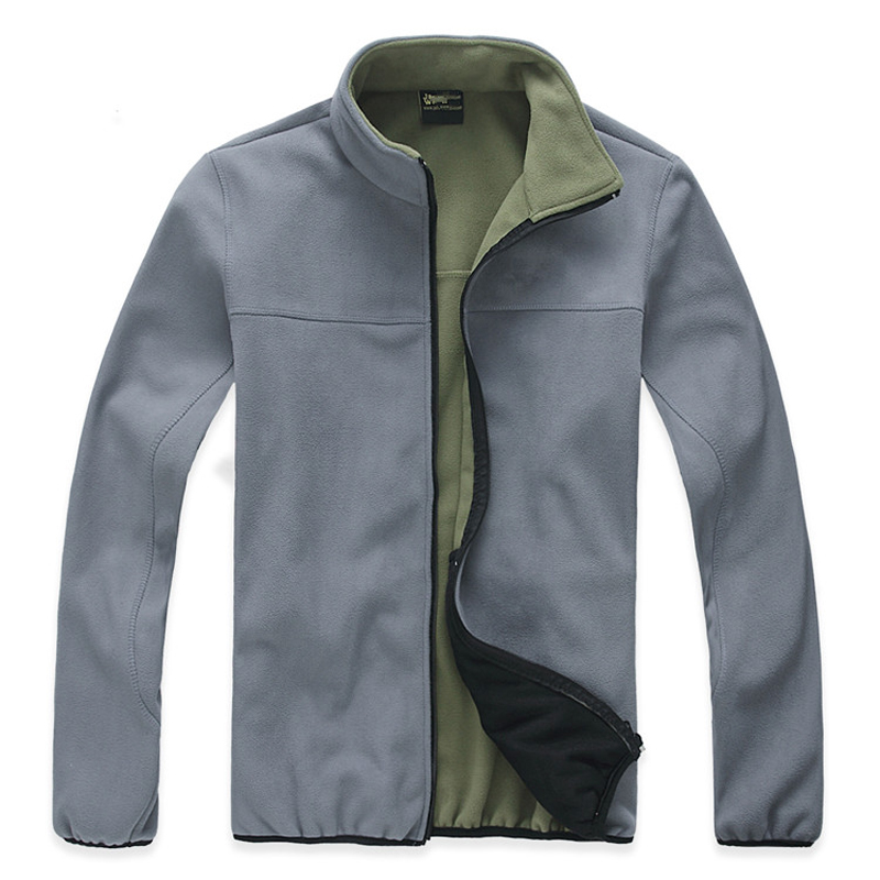 Factory direct leisure outdoor cold warm fleece cardigan mens jacket