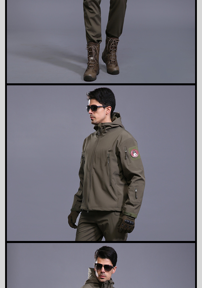 ESDY Outdoor CAMOUFLAGE Jacket Soft shell CAMOUFLAGE jacket for men's Winter Summer Windbreaker ESDY Outdoor CAMOUFLAGE Jacket Soft shell CAMOUFLAGE jacket for men's Winter Summer Windbreaker