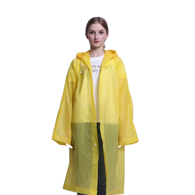 Disposable Raincoat Jacket Children&#039;s Transparent Outdoor Thickened Male and Female Portable Hiking Raincoat Poncho