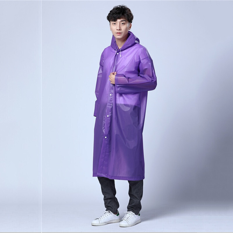 Disposable Raincoat Jacket Children&#039;s Transparent Outdoor Thickened Male and Female Portable Hiking Raincoat Poncho