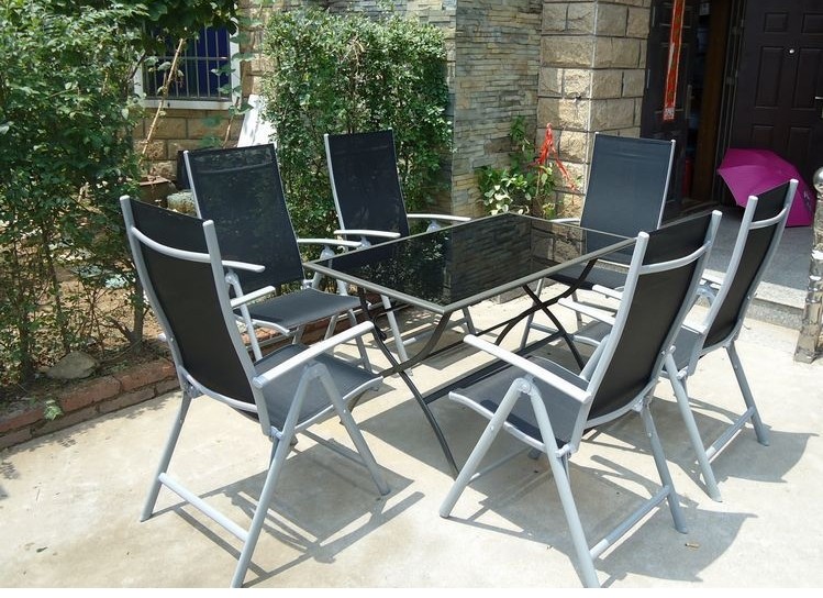 Folding table 7 shift folding chair outdoor dining table chair net chair dining room table and chair