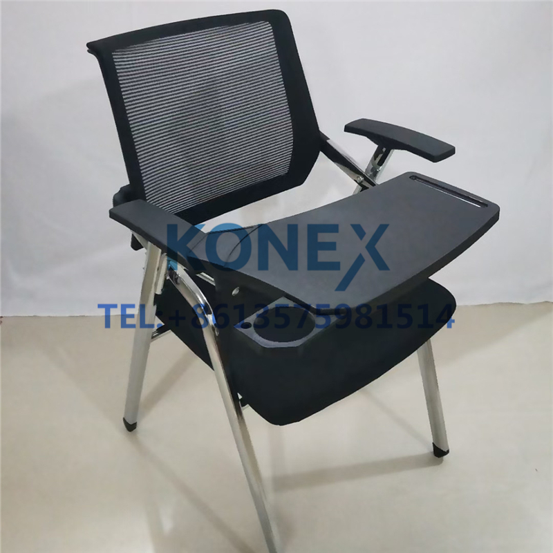 Office Computer Chair Leisure Conference Chair Reporter Folding Chair Banquet Coffee Dining Chair Leather Waiting Chair