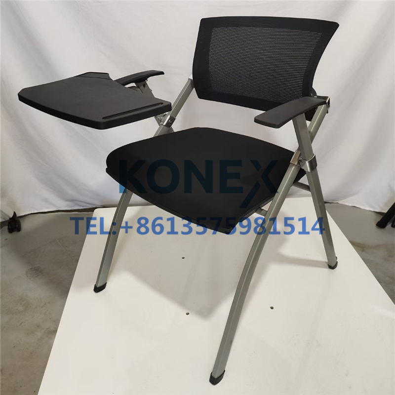 Office Computer Chair Leisure Conference Chair Reporter Folding Chair Banquet Coffee Dining Chair Leather Waiting Chair
