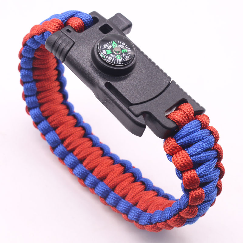 BraceletKnife Outdoor Fire Knife MultiFunction Hand Rope Camping Survival Outdoor Adventure Emergency Bangle Bracelet