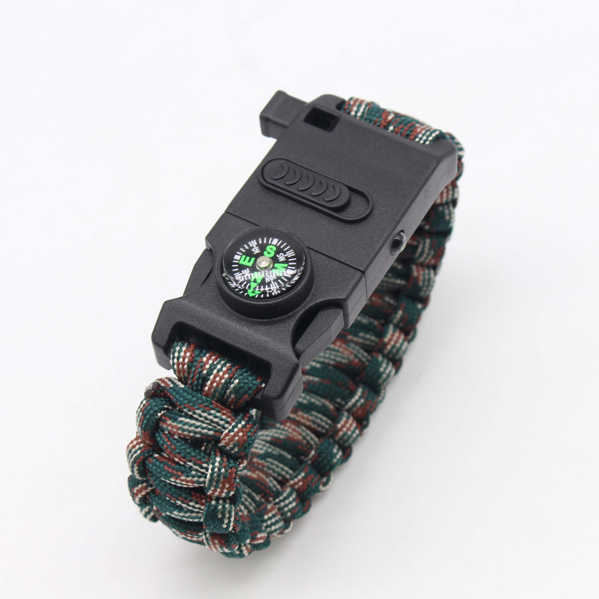 Paracord Bracelet Lighting Lamp Riding Outdoor Wilderness Survival Umbrella Rope Bangle Bracelet Life-Saving Knife
