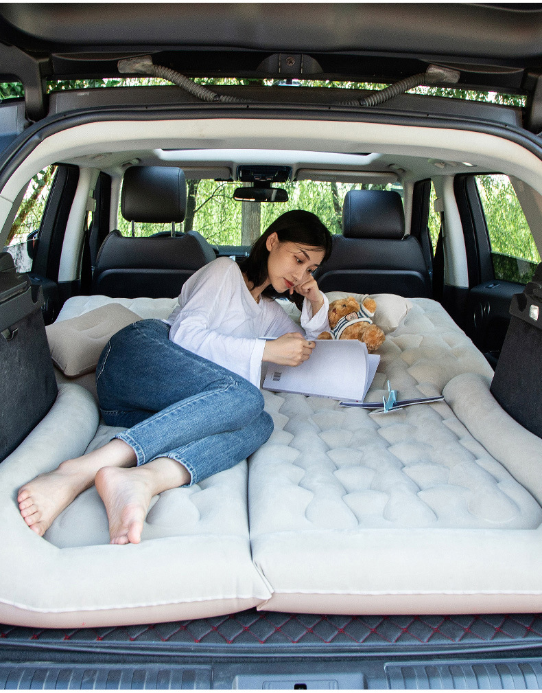 Car Inflatable Mattress SUV Inflatable Bed Sleeping Mat Car Rear Seat Cushion Trunk Head Guard Flocking Lathe Car Inflatable Mattress SUV Inflatable Bed Sleeping Mat Car Rear Seat Cushion Trunk Head Guard Flocking Lathe