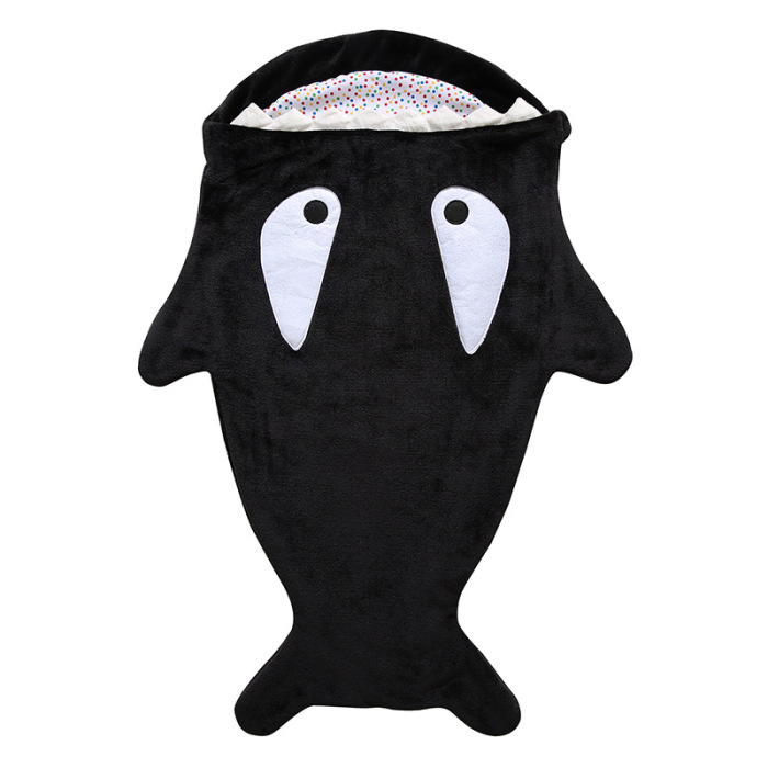 Infant sleeping bag shark anti kick thickened flannel strange new creative products Infant sleeping bag shark anti kick thickened flannel strange new creative products