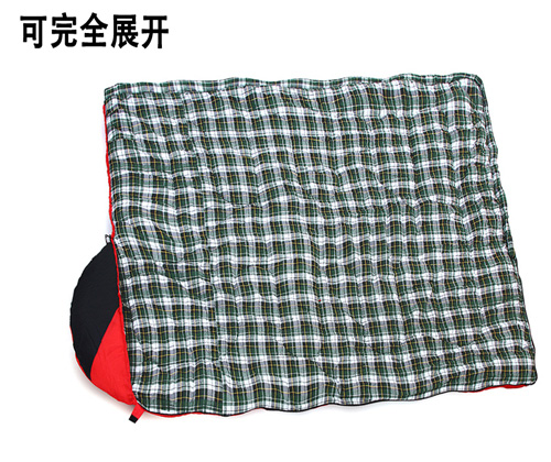 Sleeping bag cotton sleeping bag envelope style windproof warm sleeping bag