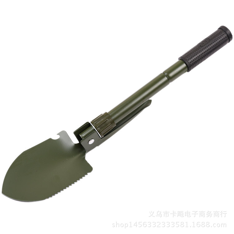 Camping Outdoor MultiFunction Folding Shovel Small Soldier ShovelPickaxe Camping Folding Shovel