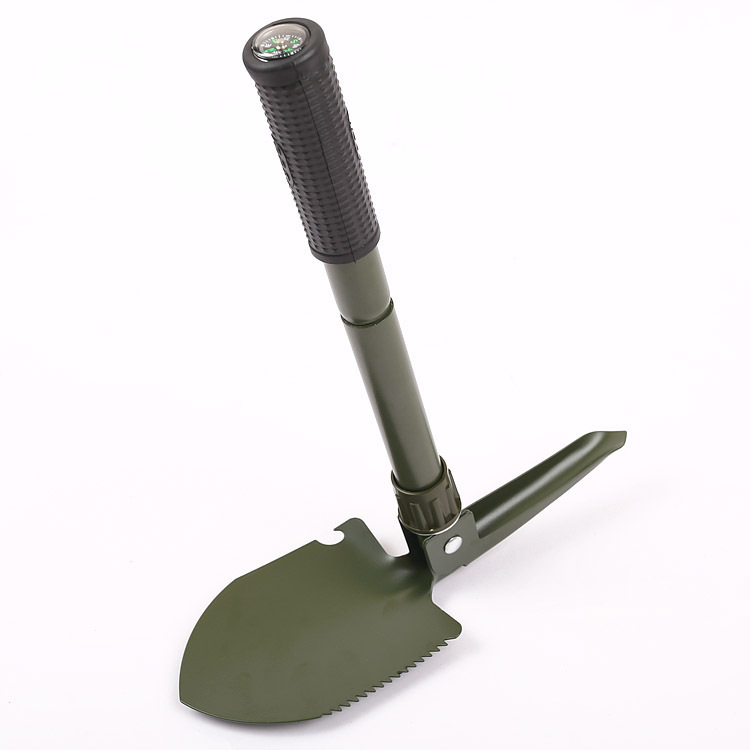 Camping Outdoor MultiFunction Folding Shovel Small Soldier ShovelPickaxe Camping Folding Shovel