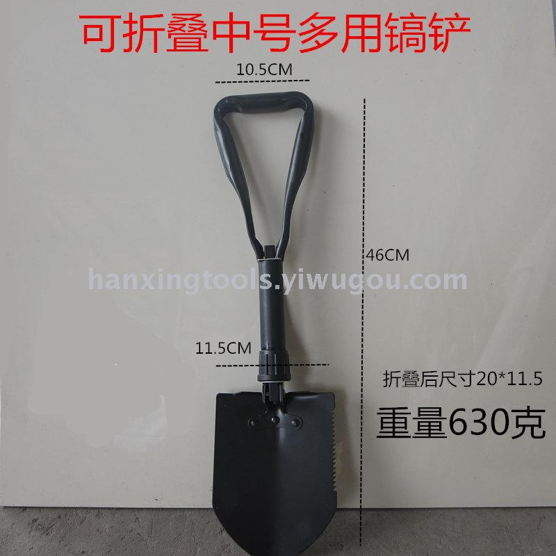 Folding shovel automobile emergency engineer shovel life saving shovel camping shovel trumpet outdoor defense Folding shovel automobile emergency engineer shovel life saving shovel camping shovel trumpet outdoor defense