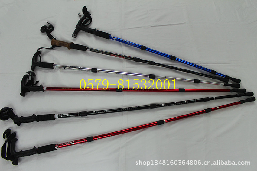 4 compass alpenstock ski sticks with light aluminum trekking poles 4 compass alpenstock ski sticks with light aluminum trekking poles