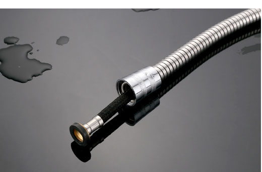 Stainless Steel Explosion-Proof Pull Shower Hose Bathroom Water Pipe Shower Pipe Nozzle Hot Water Pipe Bathroom Bath Pip
