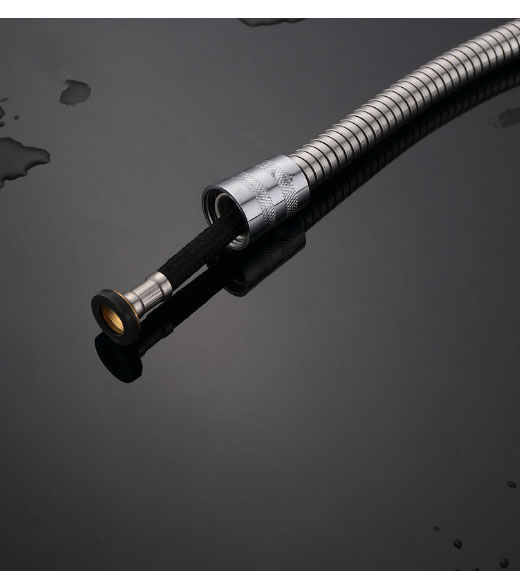 Stainless Steel Explosion-Proof Pull Shower Hose Bathroom Water Pipe Shower Pipe Nozzle Hot Water Pipe Bathroom Bath Pip