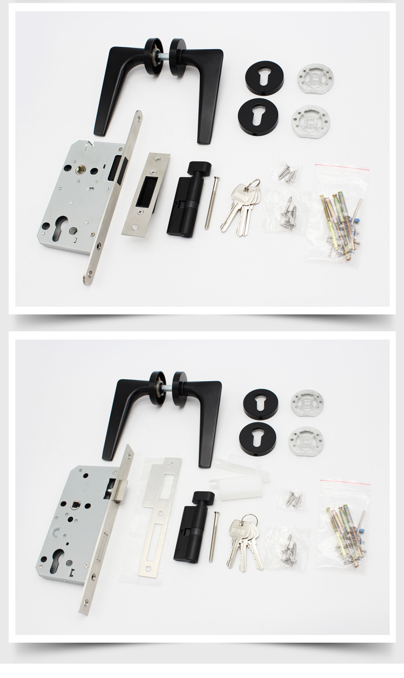 Mute Split Lock Door Lock Zinc Alloy Solid Gun Black Nordic Door Lock Bedroom Door Lock Magnetic Lock Mute Split Lock Door Lock Zinc Alloy Solid Gun Black Nordic Door Lock Bedroom Door Lock Magnetic Lock