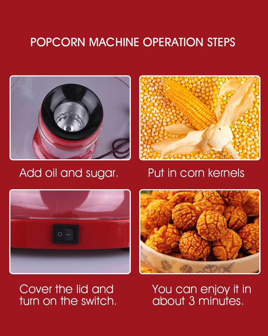 DSPDansong popcorn machine automatic household electric popcorn snack popcorn machine for children