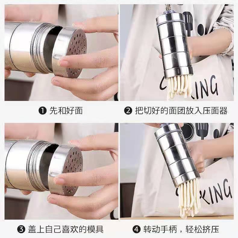 Noodle Press Small Noodle Maker Noodle Machine Hand-Cranking Machine for Household Castanopsis You-Face Kao Lao Lao Wowo