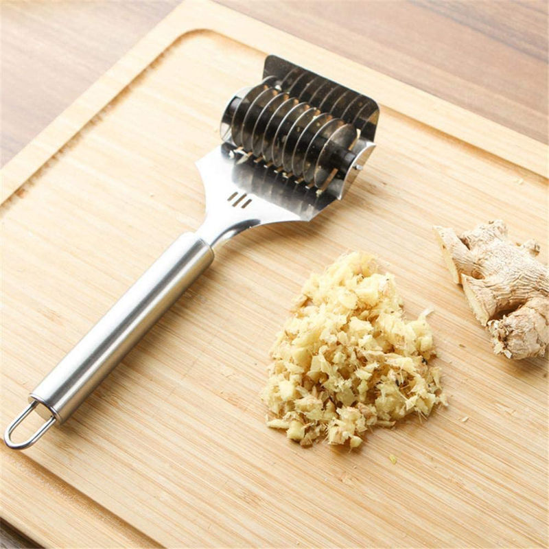 Stainless Steel Dough Cutting Machine Manual Dough Scraper Multi-Function Noodle Press Noodle Slitter Kitchen Tool