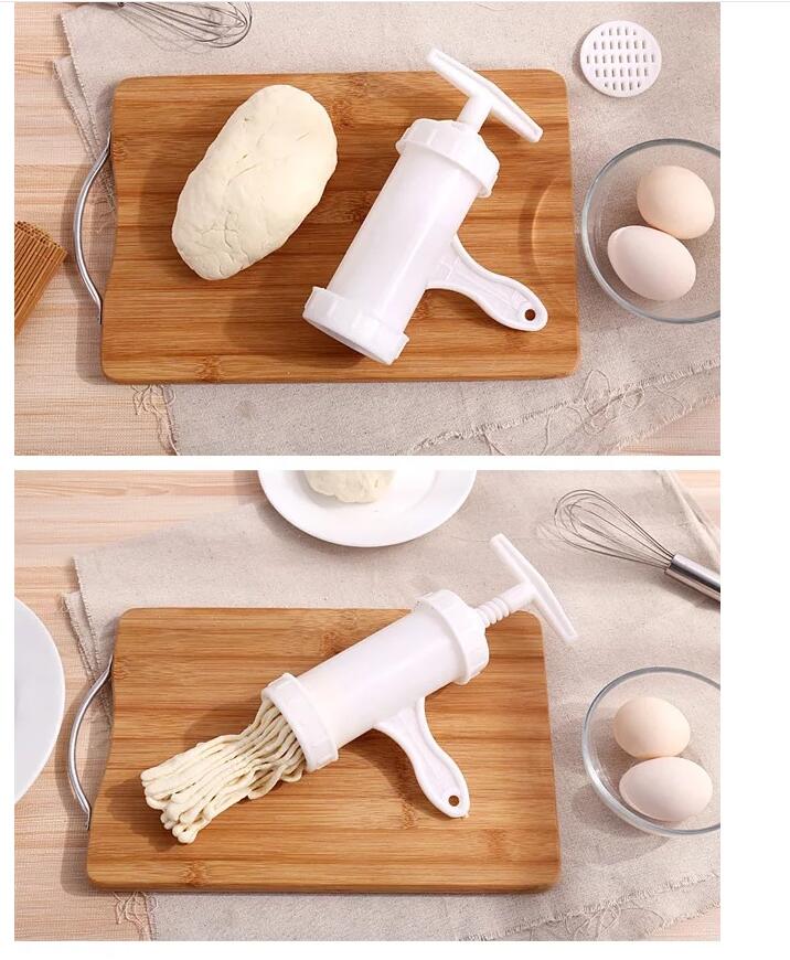 8-piece household noodle extruder manual noodle machine kitchen mini noodle press manual noodle machine