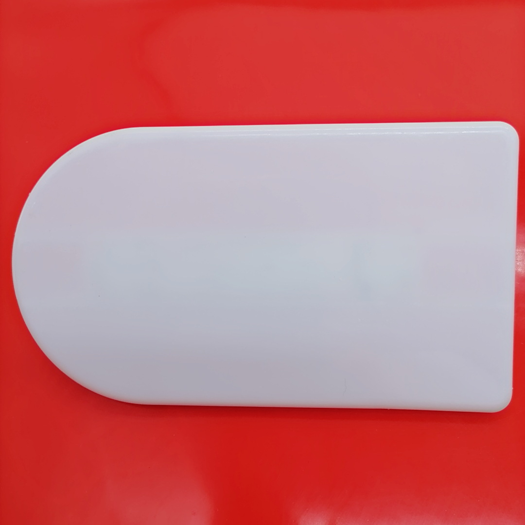 Paper Card-Mounted round Head Noodle Cake Surface Cream Spatula Press Plate Spatula Practical Gadgets