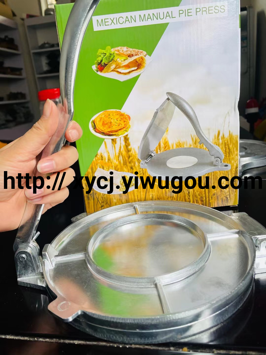 Stainless Steel Mexican Noodle Press Aluminum Manual Tortillas Dough Press Setting Machine Wrapper Maker Cake Press