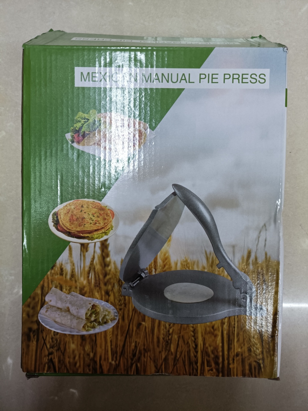 Stainless Steel Mexican Noodle Press Aluminum Manual Tortillas Dough Press Setting Machine Wrapper Maker Cake Press
