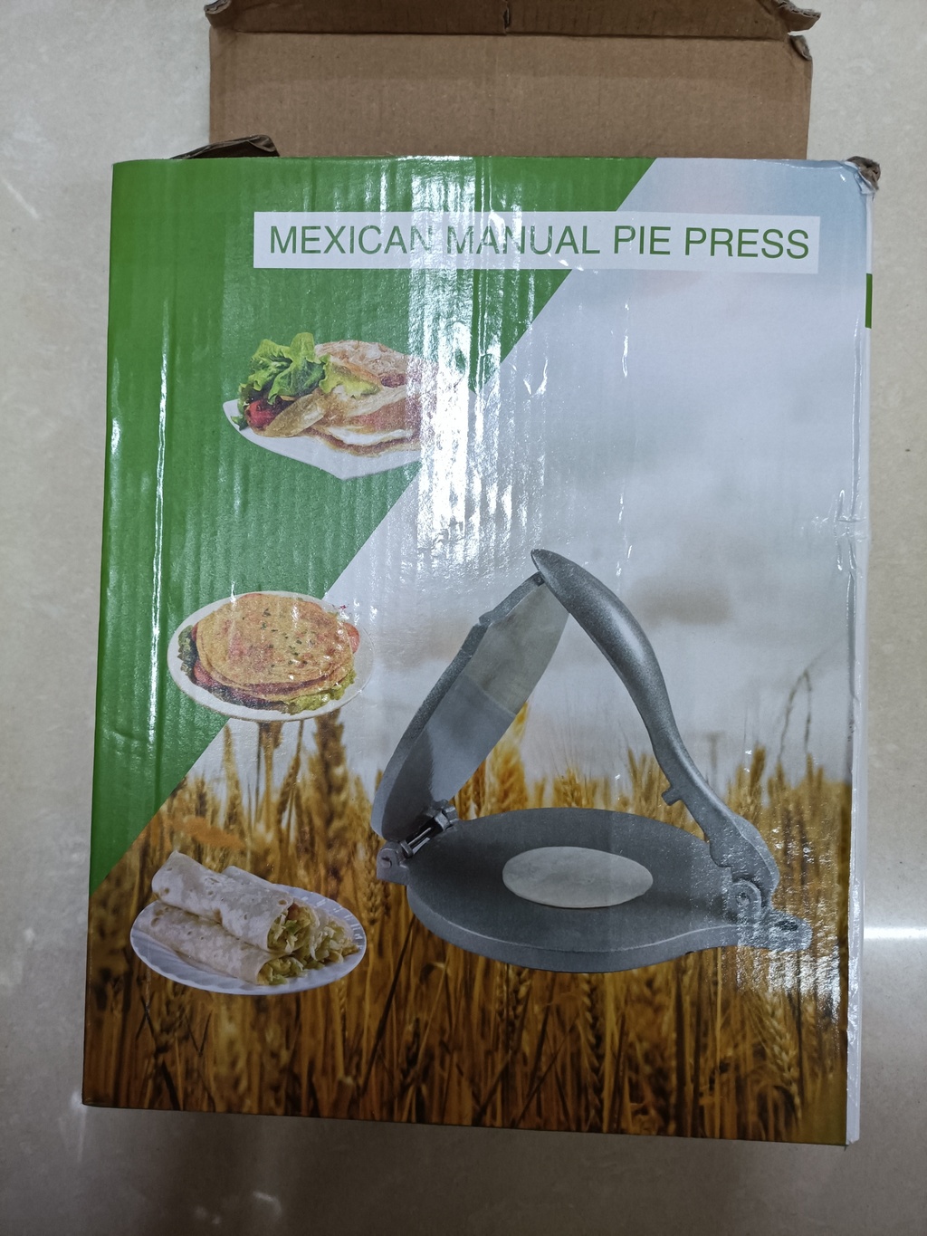Stainless Steel Mexican Noodle Press Aluminum Manual Tortillas Dough Press Setting Machine Wrapper Maker Cake Press