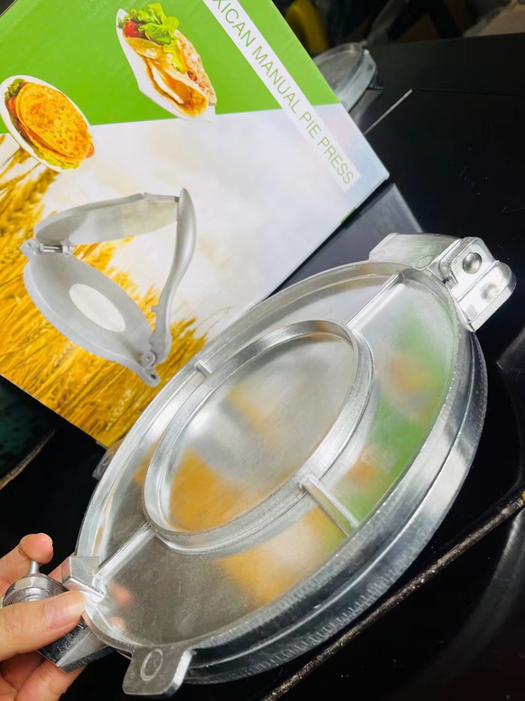 Stainless Steel Mexican Noodle Press Aluminum Manual Tortillas Dough Press Setting Machine Wrapper Maker Cake Press