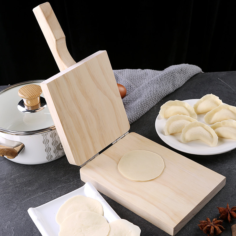 Press Device Winter Solstice Rice Dumpling Mold Wood Rice Cake Dumpling Wrapper Press Noodle Kit Dumpling Wrapper Device