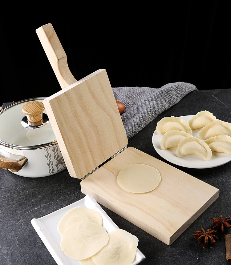 Press Device Winter Solstice Rice Dumpling Mold Wood Rice Cake Dumpling Wrapper Press Noodle Kit Dumpling Wrapper Device