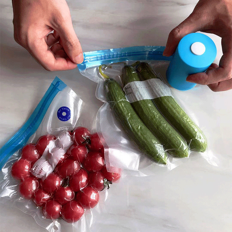 Mini Vacuum Machine Household Vacuum-Packaging Machine Outdoor Portable Travel Storage Vacuum Compression Bag Air Pump
