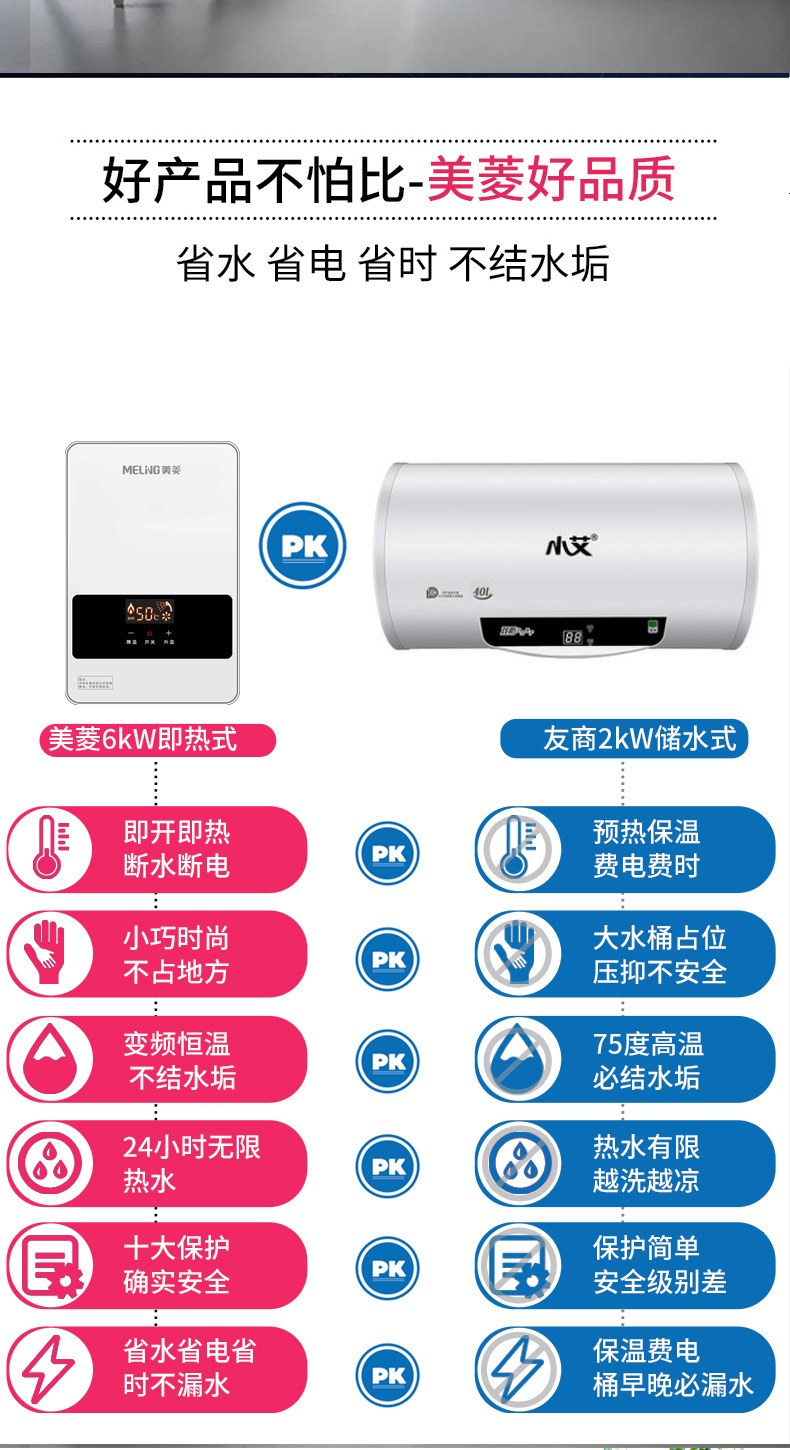 Heaters Electric Household Bathroom Constant Temperature Vertical WaterFree Storage Vertical Small Electric Water Heater Heaters Electric Household Bathroom Constant Temperature Vertical WaterFree Storage Vertical Small Electric Water Heater
