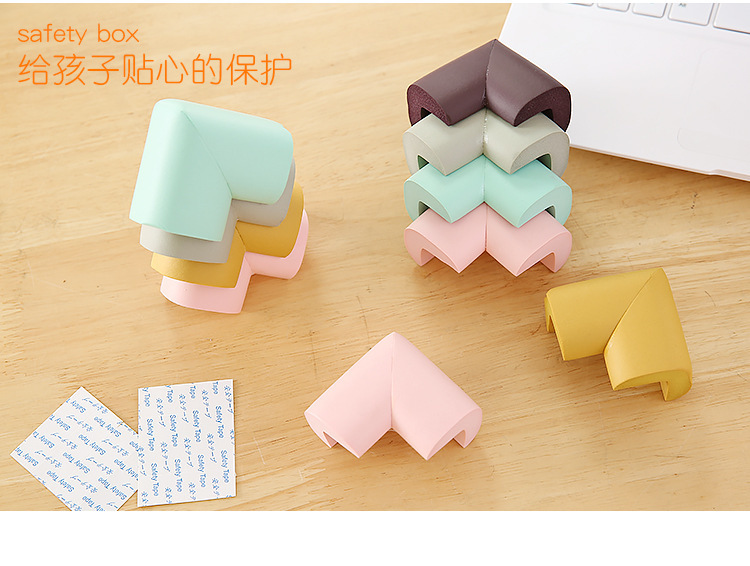 Child Safety anti-collision corner thickening baby glass table protection Cover baby table end Table protection