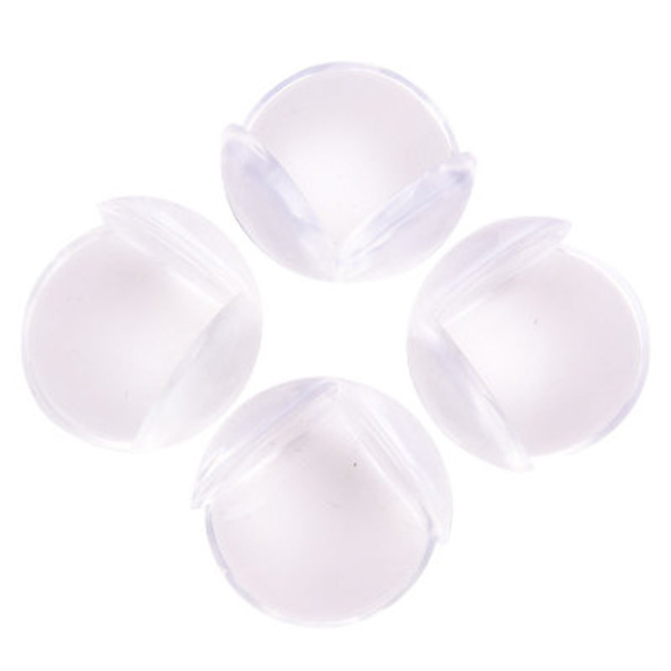 Infant Bumper Thick Transparent Cornerite Glass Tea Table Corner Guard Transparent Spherical Bumper Protection Sleeve