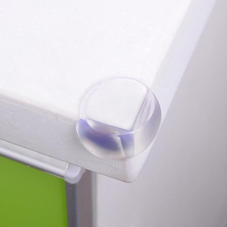 Infant Bumper Thick Transparent Cornerite Glass Tea Table Corner Guard Transparent Spherical Bumper Protection Sleeve