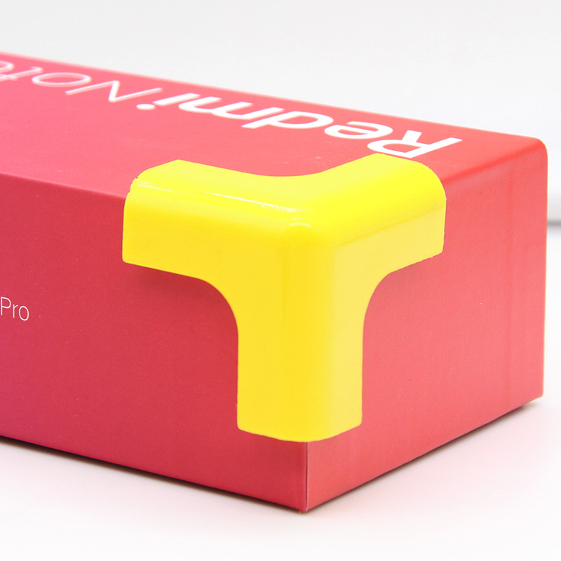 Table Corner Collision Head Protection Silicone Furniture Bump Proof Bag Table Corner ThreeDimensional TShaped Color