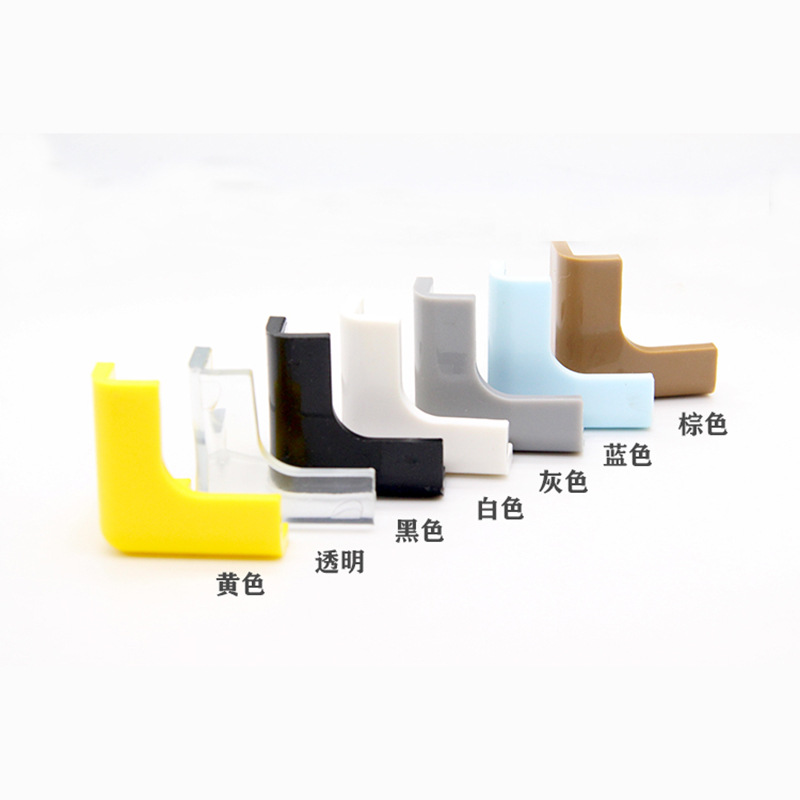 Table Corner Collision Head Protection Silicone Furniture Bump Proof Bag Table Corner ThreeDimensional TShaped Color