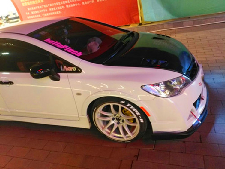Surrounded Wind Knife Front Shovel Car Modification Bumper Big Surrounded Corner Protection Head Shovel Corner Top Bar