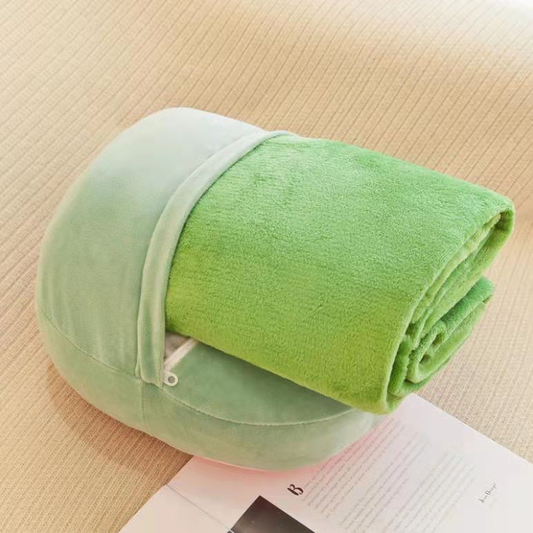 Cartoon Fruit Three-in-One Flannel Pillow and Quilt Dual-Use Car Air Conditioner Quilt Cushion Cover Nap Blanket Cartoon Fruit Three-in-One Flannel Pillow and Quilt Dual-Use Car Air Conditioner Quilt Cushion Cover Nap Blanket