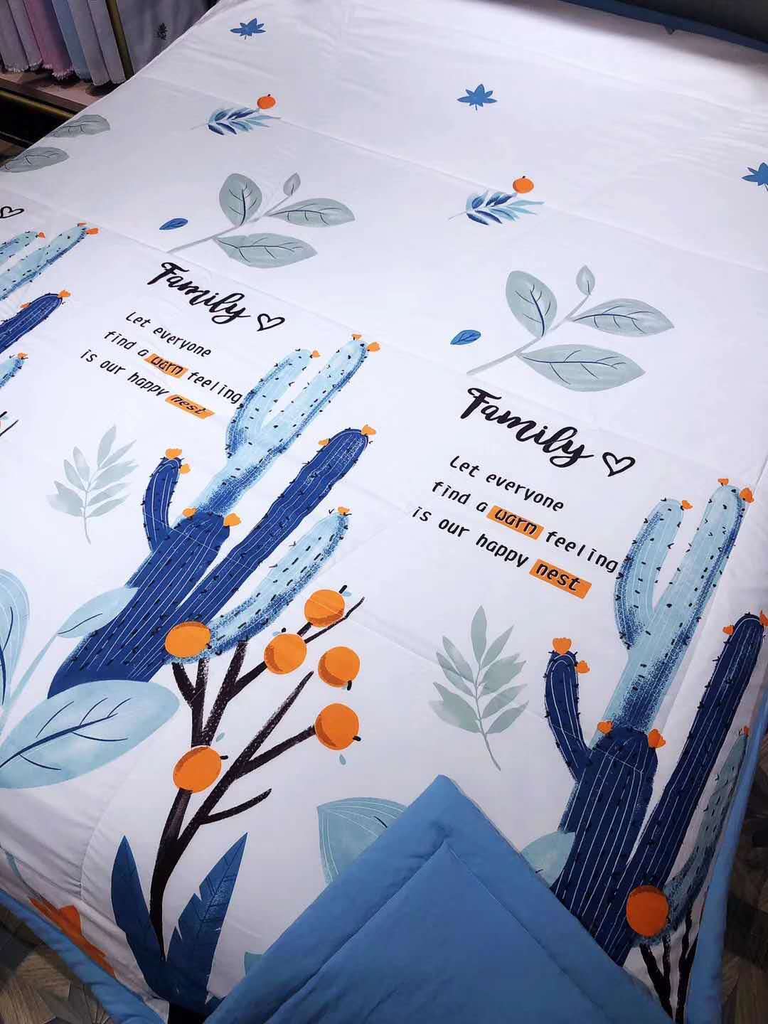 WeChat New Cotton Cotton Summer Blanket Airable Cover Summer Summer Thin Duvet Gift Quilt One Piece Dropshipping
