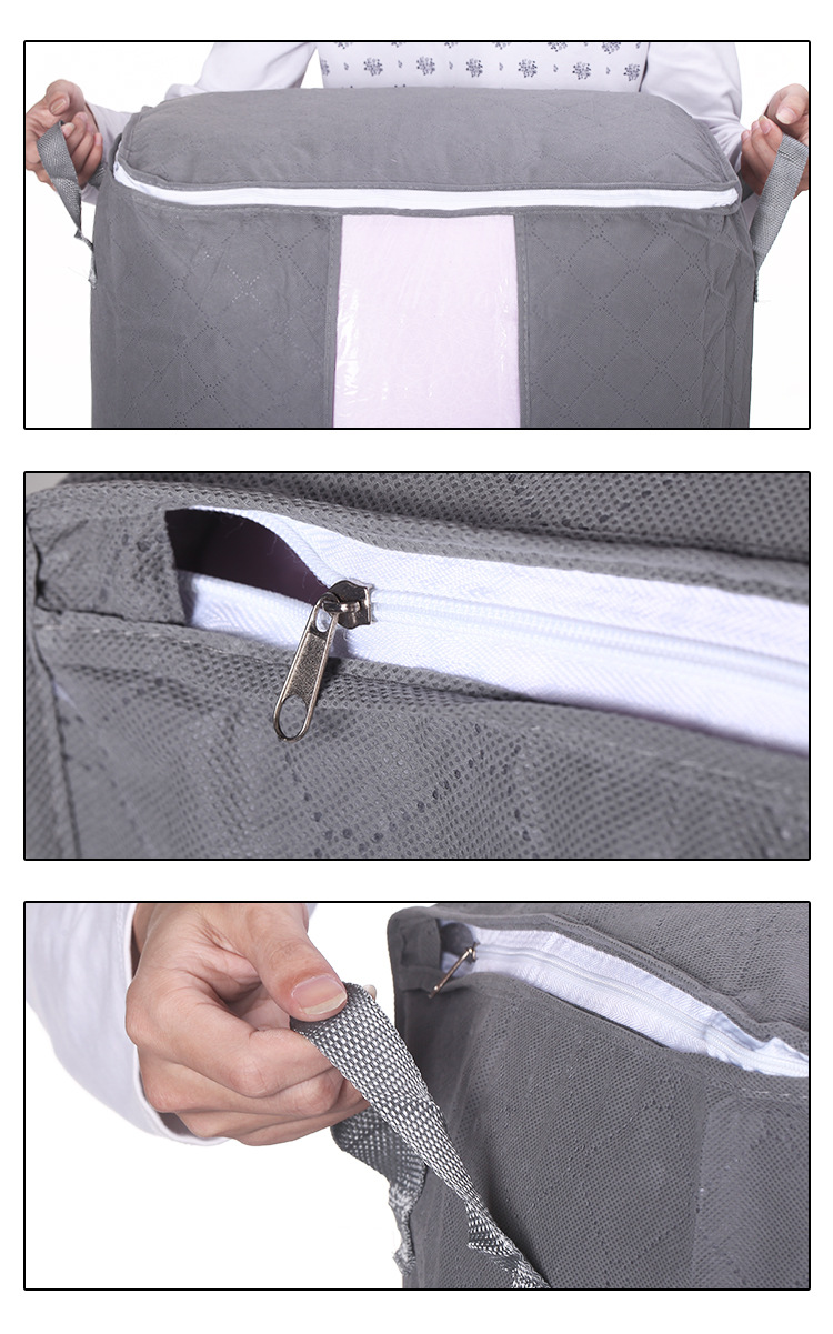 Raised More than Large Quilt Color Bamboo Charcoal Buggy Bag Clothing Quilt Organizing Folders Color Storage Bag Stall Raised More than Large Quilt Color Bamboo Charcoal Buggy Bag Clothing Quilt Organizing Folders Color Storage Bag Stall