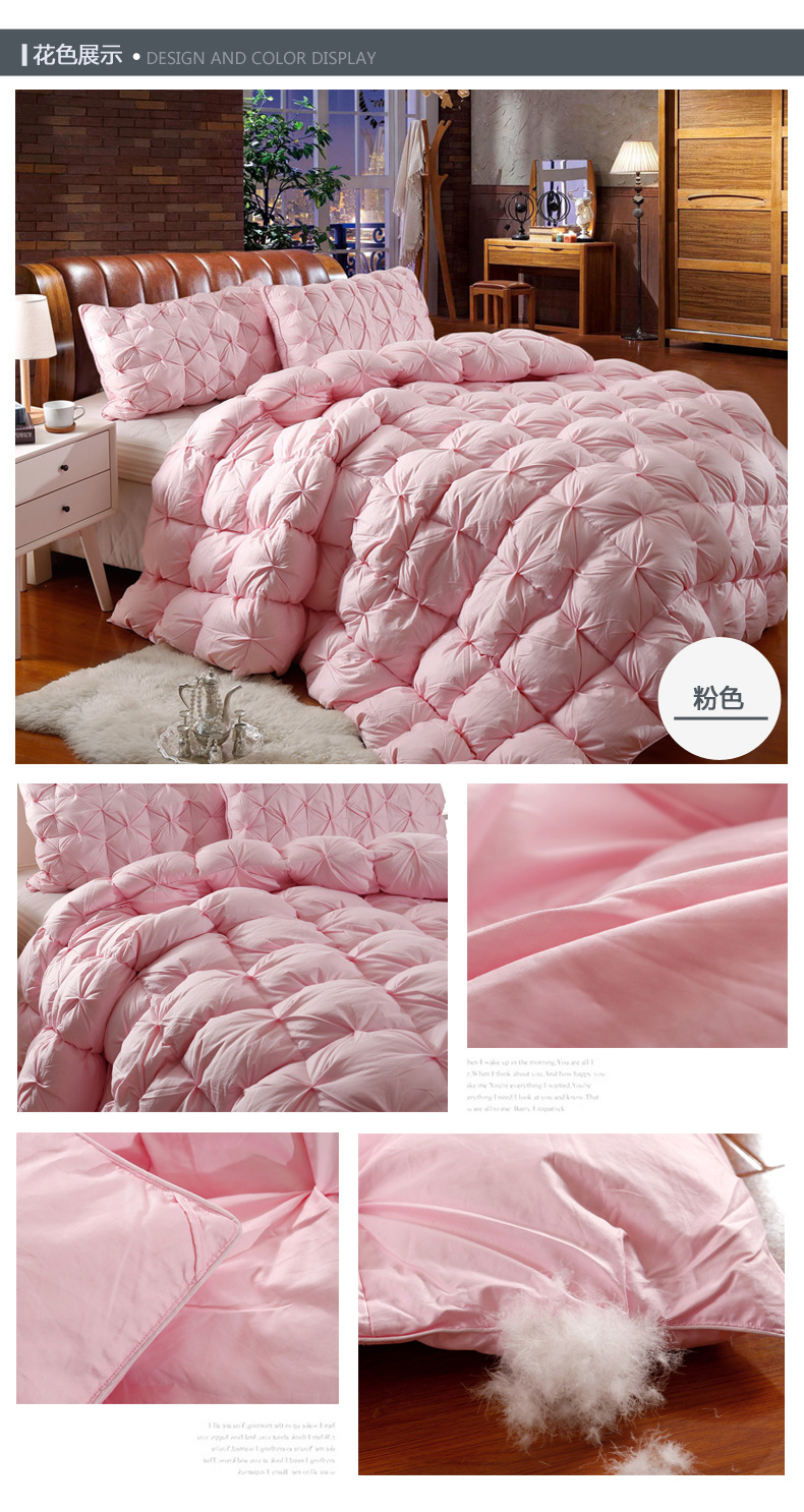 New Pure Cotton Satin French Twisted Duvet Autumn & Winter Quilt 95 Goose down Duvet Hong Kong Crocodile New Pure Cotton Satin French Twisted Duvet Autumn & Winter Quilt 95 Goose down Duvet Hong Kong Crocodile