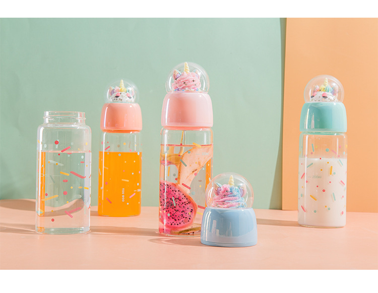 A View bright color unique glass cup lid exquisite cup body with sequins unicorn thermos cup water cup direct sale A View bright color unique glass cup lid exquisite cup body with sequins unicorn thermos cup water cup direct sale