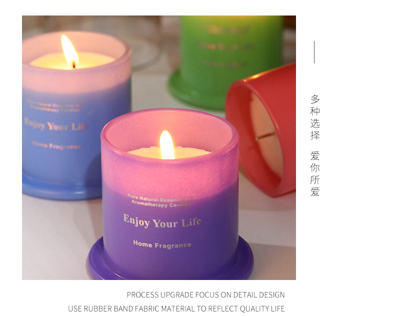 Aromatherapy Candle Gift Box Set Creative Glass Cup Wax Soy Wax Plant Wax Wholesale Gift Factory Direct Supply